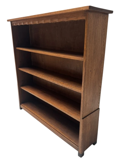 Art Deco Amsterdamse School Open Bookcase by Willem Penaat for Metz & Co., 1920s